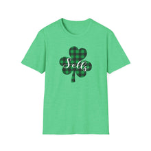 Load image into Gallery viewer, Sells Plaid Shamrock ADULT Super Soft T-Shirt
