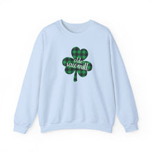 Load image into Gallery viewer, Olde Sawmill Plaid Shamrock Adult Super Soft Crewneck Sweatshirt
