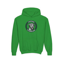 Load image into Gallery viewer, Chapman Round Logo Youth Hoodie
