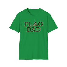 Load image into Gallery viewer, Dublin Jerome Marching Band Flag Dad Softstyle Tee
