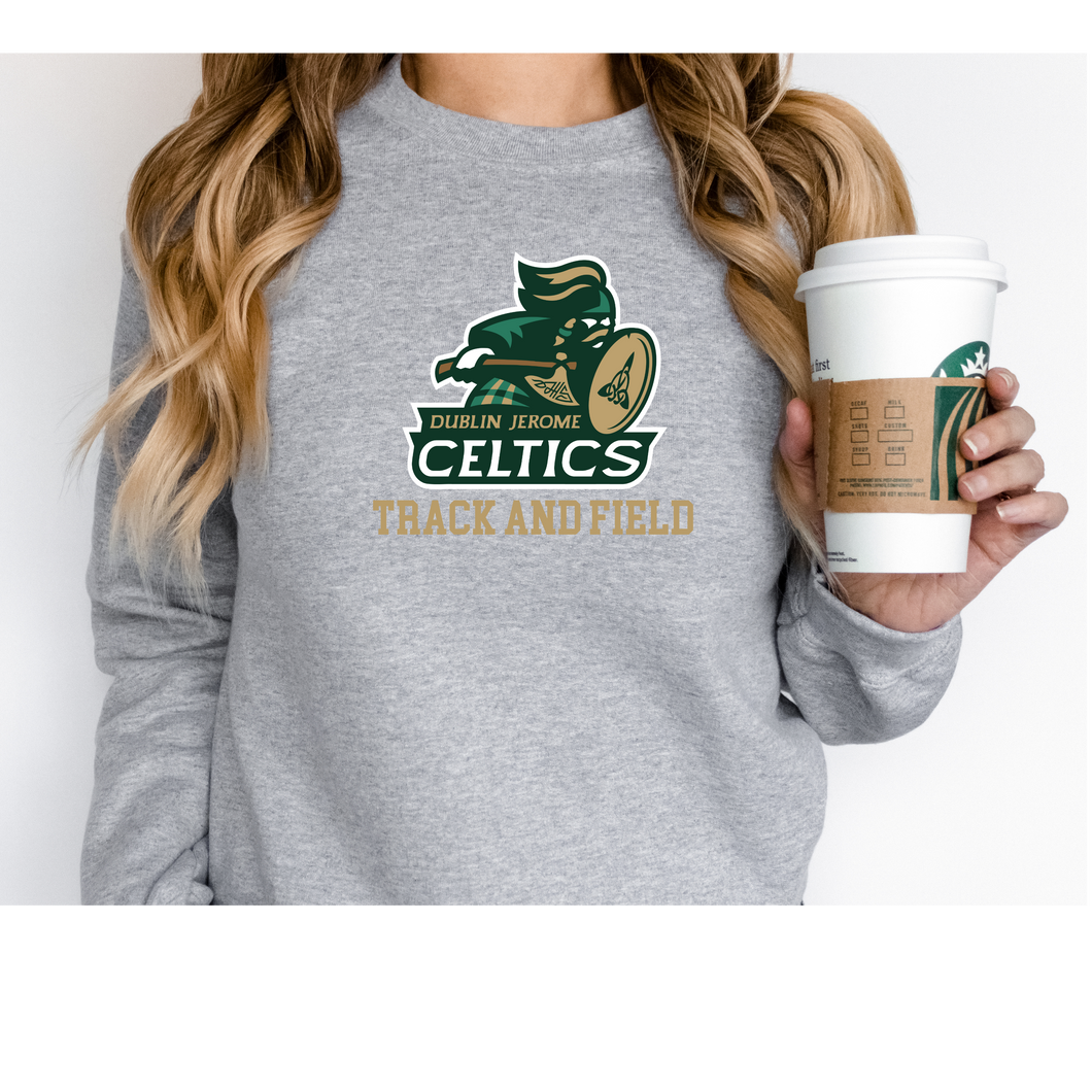 Jerome Logo Track and Field Adult Crewneck