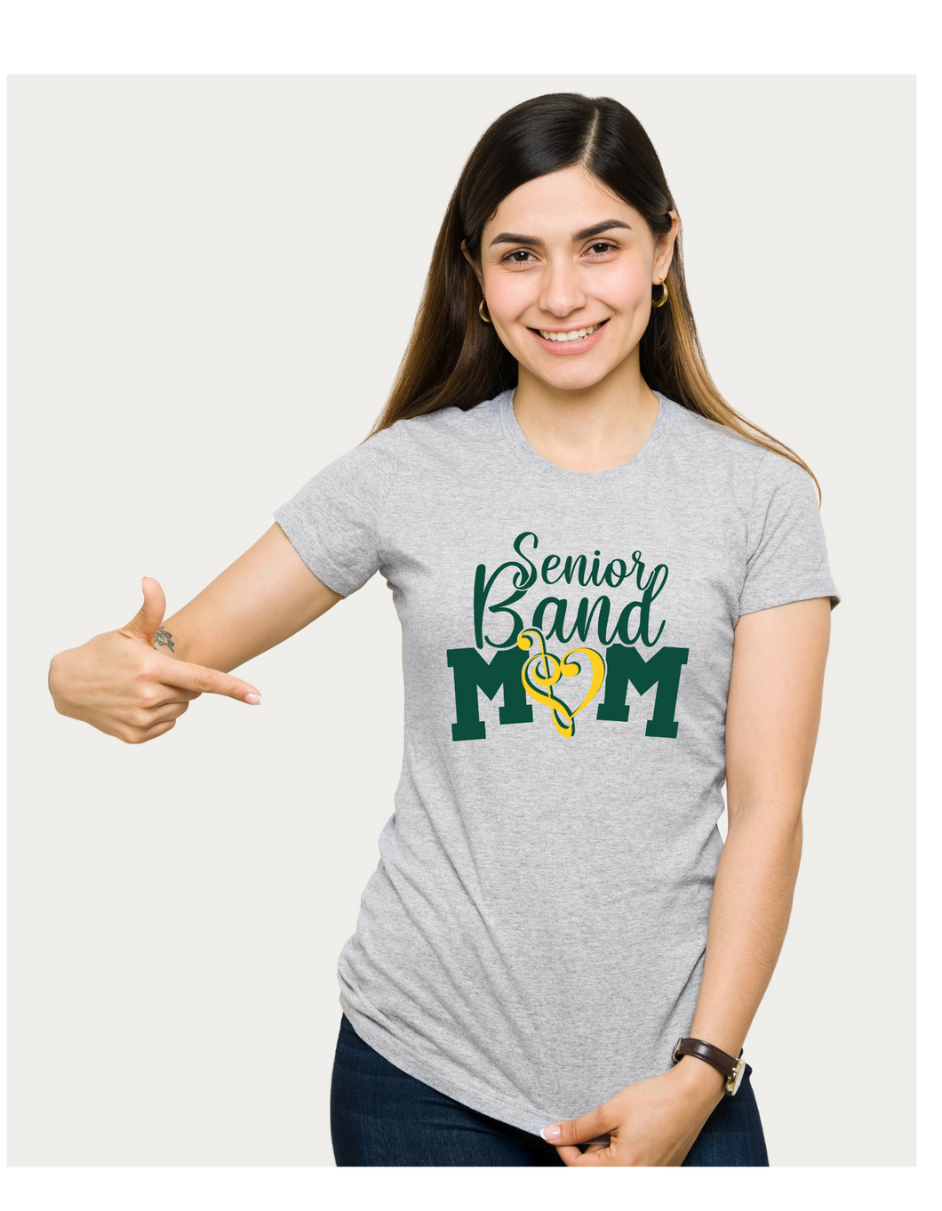 DJMB Senior Band Mom Softstyle Tee - Women's Cut (Runs Small, order a size up if in between sizes)