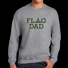 Load image into Gallery viewer, Dublin Jerome Marching Band Flag Dad Super Soft Crewneck Sweatshirt
