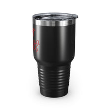 Load image into Gallery viewer, Merry and Bright Script Ringneck Tumbler
