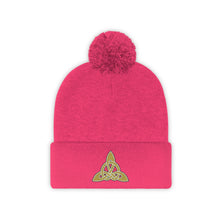 Load image into Gallery viewer, Grizzell Embroidered Pom Beanie
