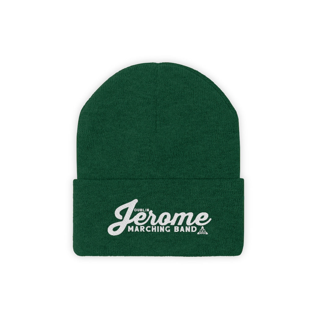 Dublin Jerome Marching Band Script Embroidered Knit Beanie