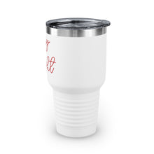 Load image into Gallery viewer, Merry and Bright Script Ringneck Tumbler
