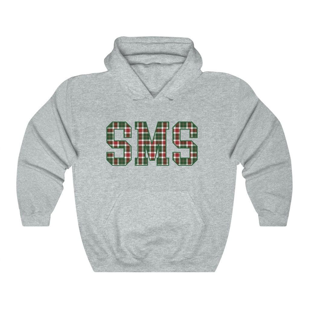 Sells Plaid Adult Hooded Sweatshirt