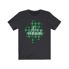 Load image into Gallery viewer, DCS Virtual Plaid Shamrock Jersey Short Sleeve Tee
