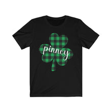 Load image into Gallery viewer, Pinney Plaid Shamrock Adult Tee
