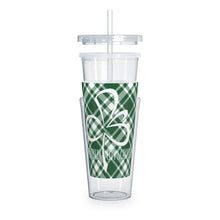 Load image into Gallery viewer, Dublin City Schools Plastic Tumbler with Straw
