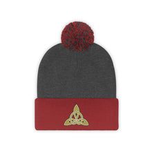 Load image into Gallery viewer, Grizzell Embroidered Pom Beanie

