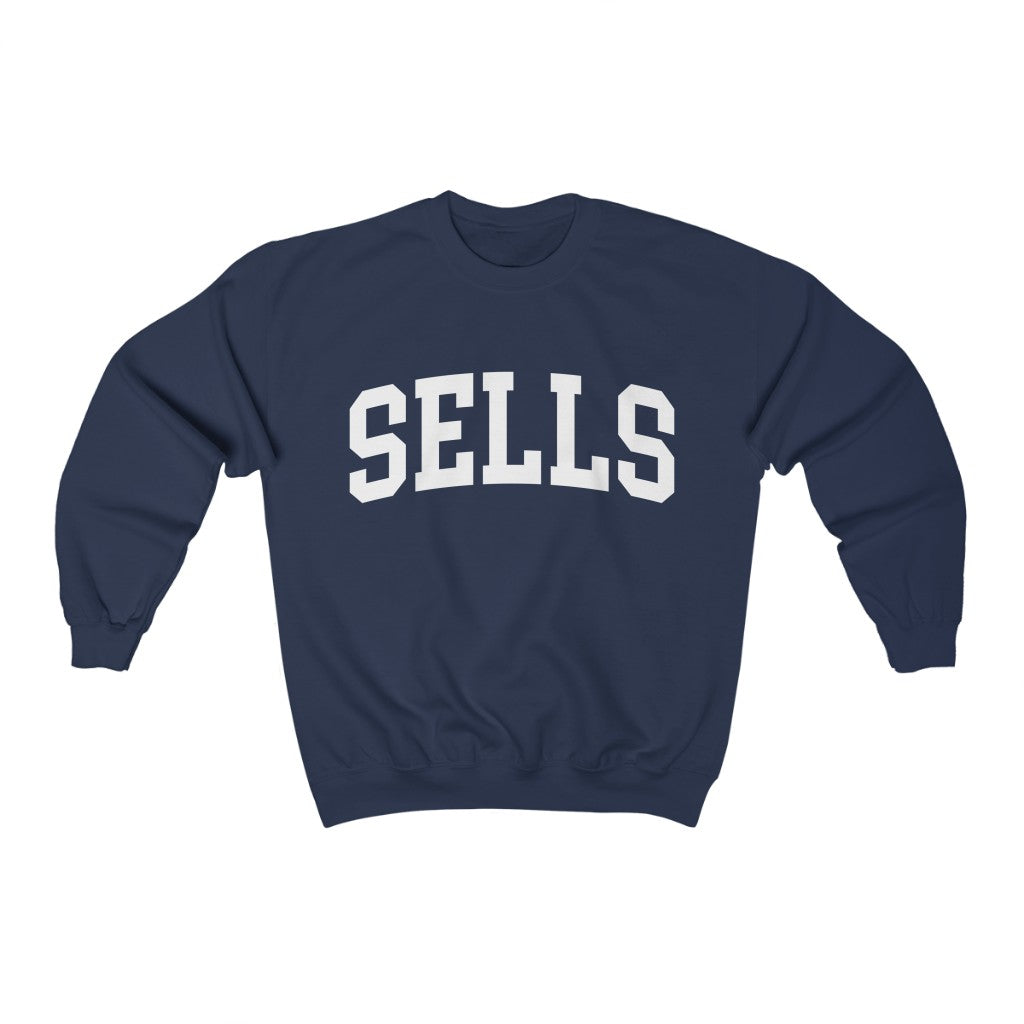 Sells Adult Crewneck Sweatshirt