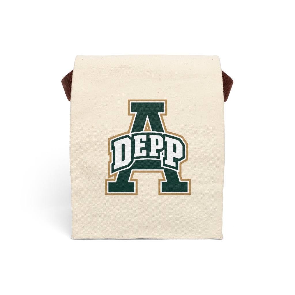 Depp Canvas Lunch Bag With Strap