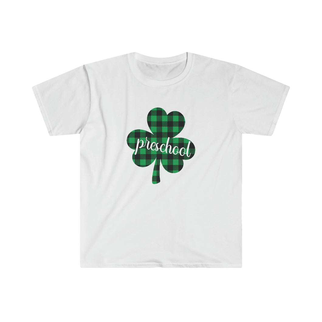 Preschool Shamrock ADULT Super Soft T-Shirt