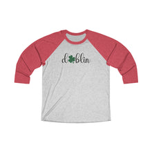Load image into Gallery viewer, Dublin Script ADULT Baseball Tee
