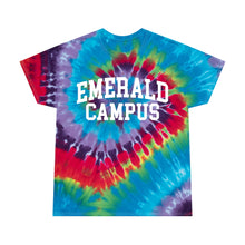 Load image into Gallery viewer, Emerald Campus Tie-Dye Tee, Spiral
