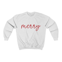 Load image into Gallery viewer, Merry Script Crewneck
