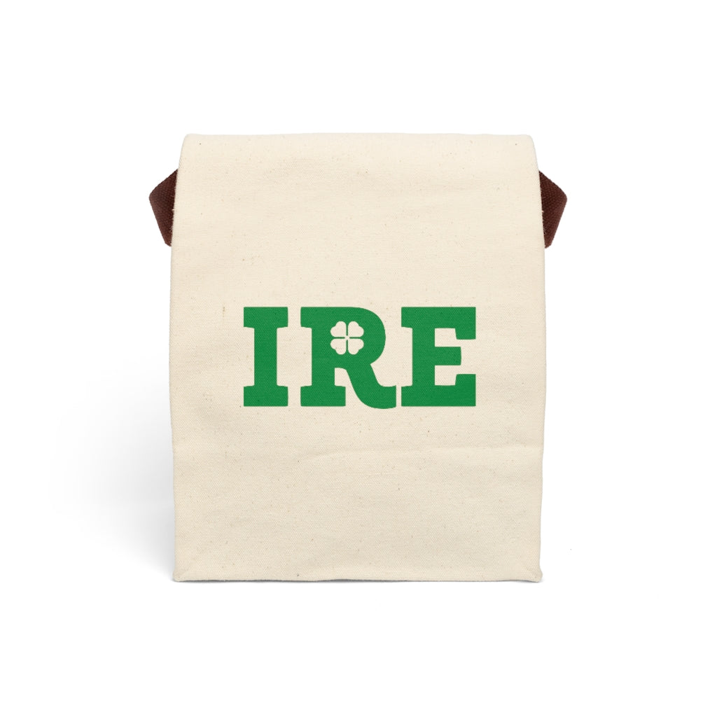 Indian Run Canvas Lunch Bag With Strap