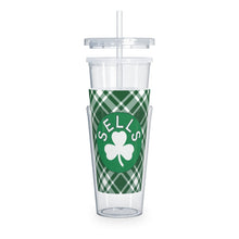 Load image into Gallery viewer, Sells Plastic Tumbler with Straw
