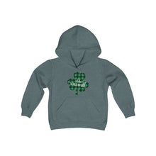 Load image into Gallery viewer, Olde Sawmill Plaid Shamrock YOUTH Hoodie
