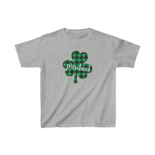 Load image into Gallery viewer, Preschool Plaid Shamrock YOUTH Tee
