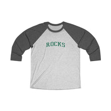 Load image into Gallery viewer, Sells Rocks ADULT Tri-Blend 3/4 Raglan Tee
