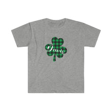 Load image into Gallery viewer, Davis Plaid Shamrock ADULT Softstyle T-Shirt
