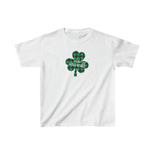 Load image into Gallery viewer, Olde Sawmill Plaid Shamrock YOUTH Tee
