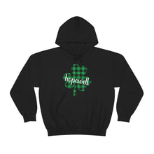 Load image into Gallery viewer, Hopewell Plaid Shamrock ADULT Super Soft Hoodie

