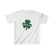 Load image into Gallery viewer, Indian Run Plaid Shamrock YOUTH  Tee
