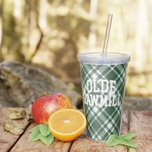 Load image into Gallery viewer, Olde Sawmill Plastic Tumbler with Straw
