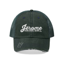 Load image into Gallery viewer, Dublin Jerome Marching Band Script Embroidered Trucker Hat
