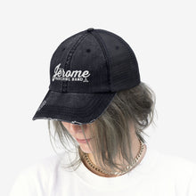 Load image into Gallery viewer, Dublin Jerome Marching Band Script Embroidered Trucker Hat
