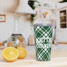 Load image into Gallery viewer, Scottish Corners Plastic Tumbler with Straw
