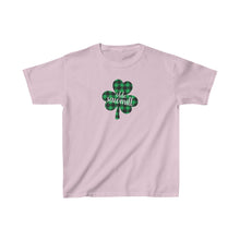 Load image into Gallery viewer, Olde Sawmill Plaid Shamrock YOUTH Tee

