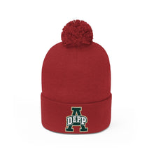 Load image into Gallery viewer, Depp Embroidered Pom Beanie
