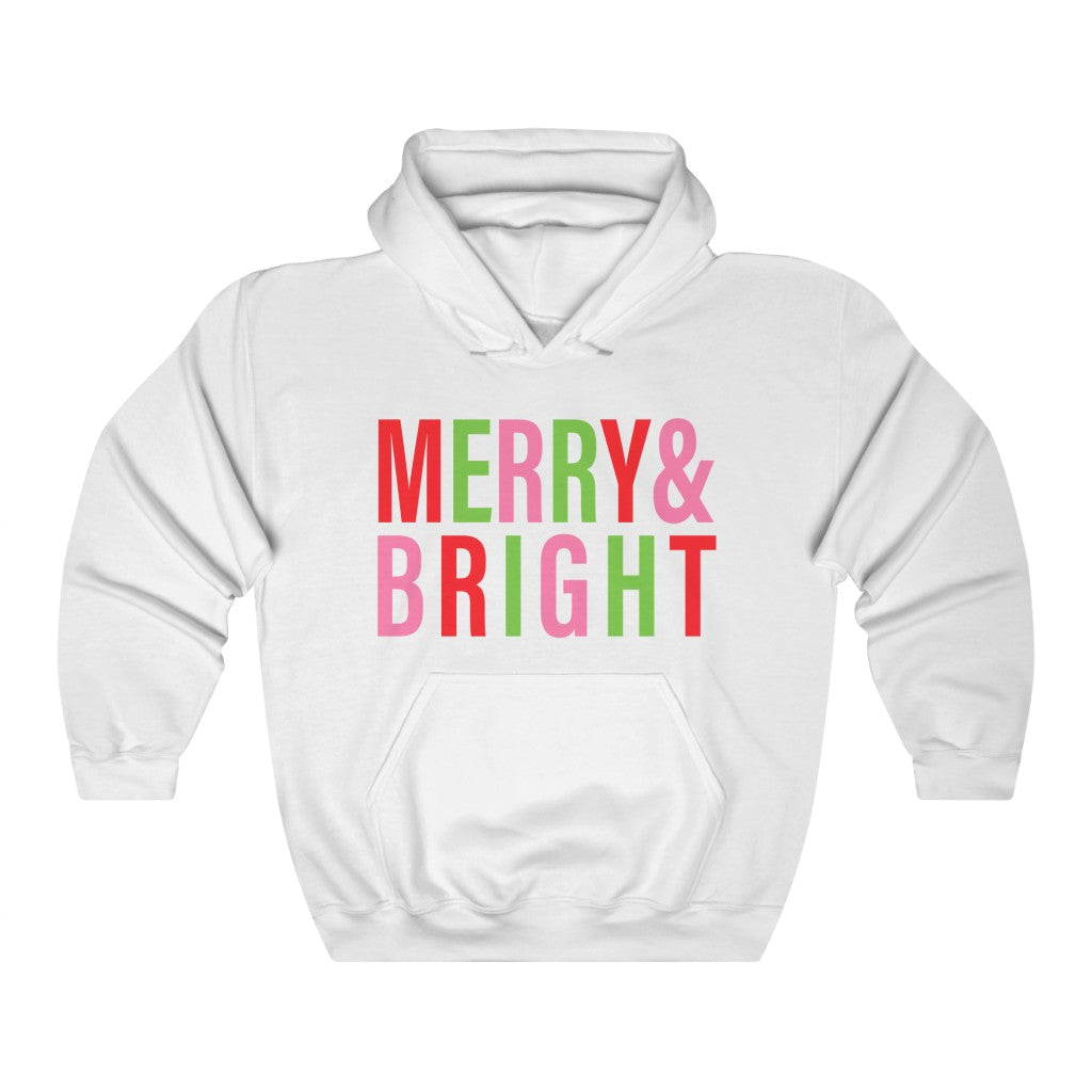 Merry & Bright Hooded Sweatshirt